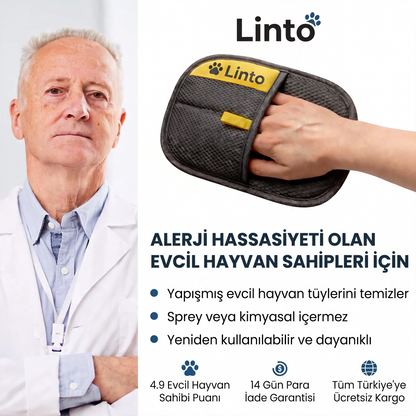 Linto™ Tüy Temizleme Eldiveni