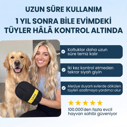 Linto™ Tüy Temizleme Eldiveni