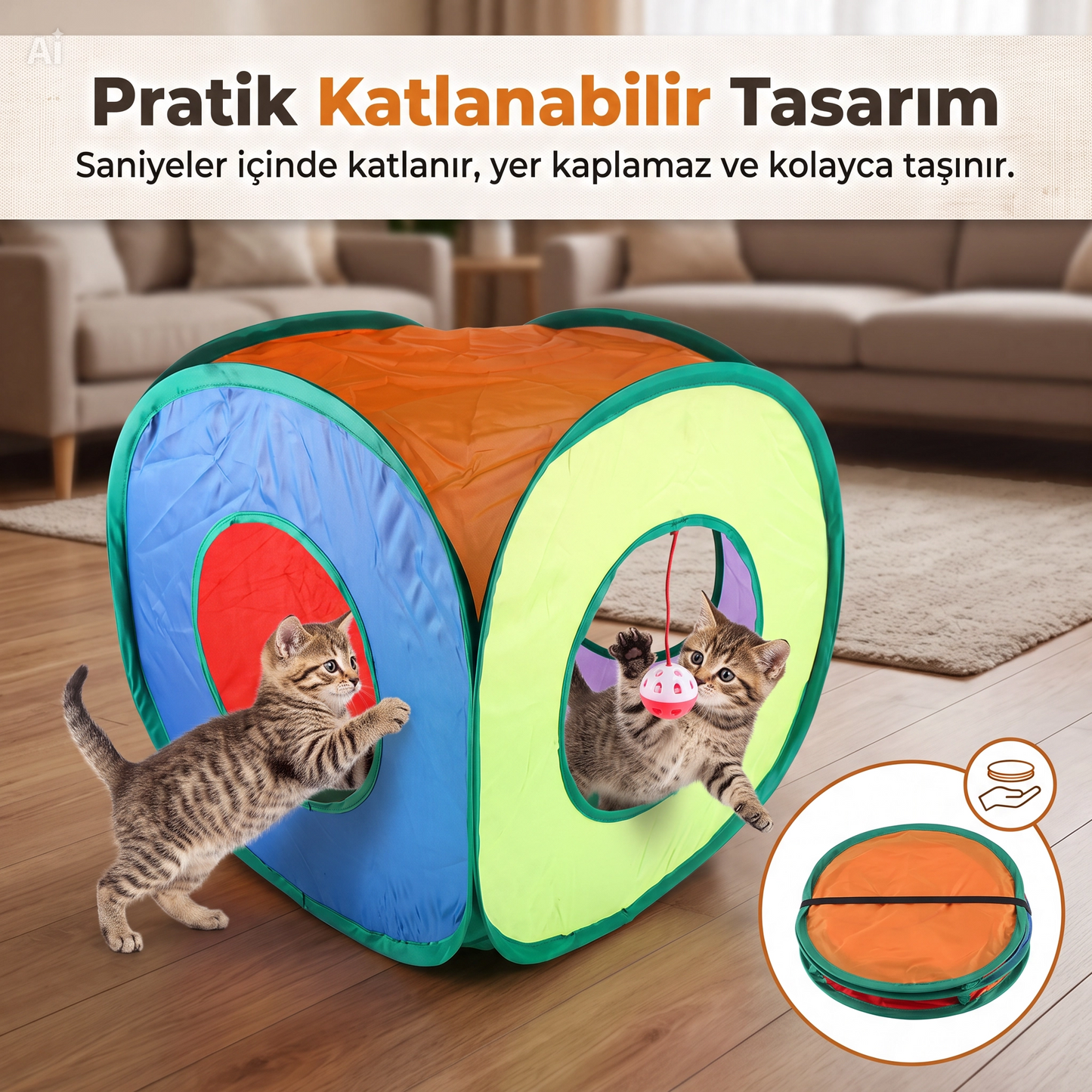 Kedi Oyun Tüneli