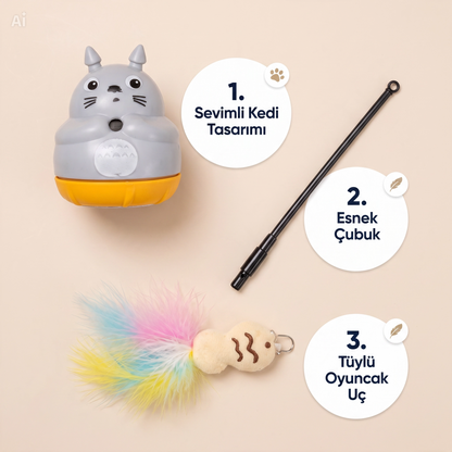 Dönen Peluş Balıklı Olta Oyuncağı